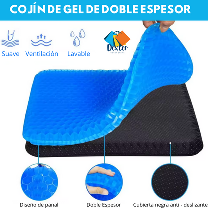 ALMOHADÓN DE GEL ORTOPÉDICO + FUNDA DE REGALO