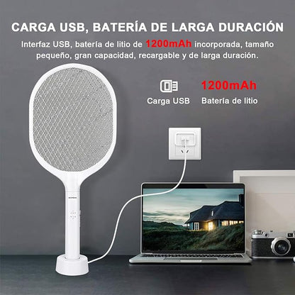 Raqueta Mata Mosquitos Electrica Recargable Calidad Premium