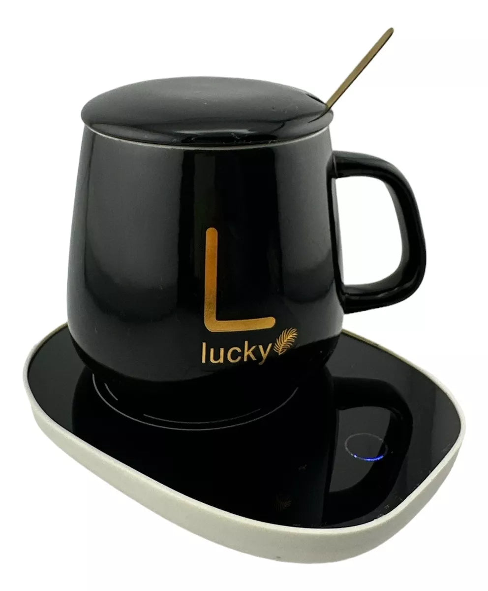 Taza con calentador USB