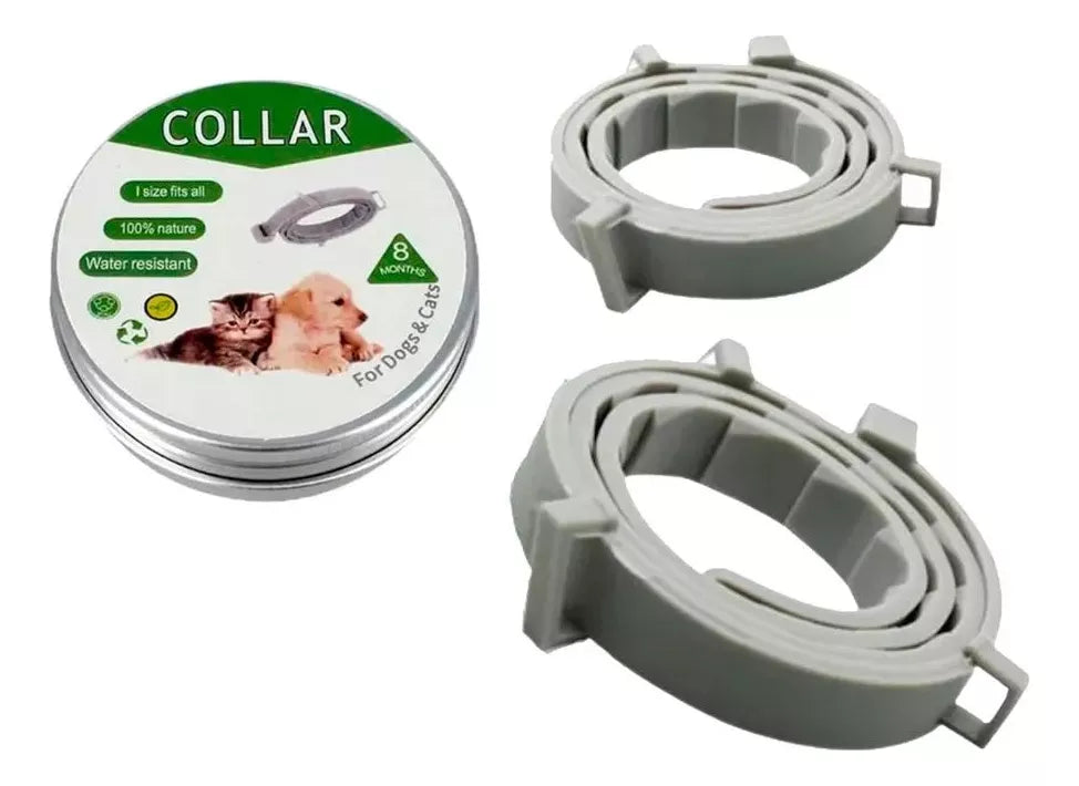 COLLAR ANTI PULGAS Y GARRAPATAS PARA PERROS Y GATOS