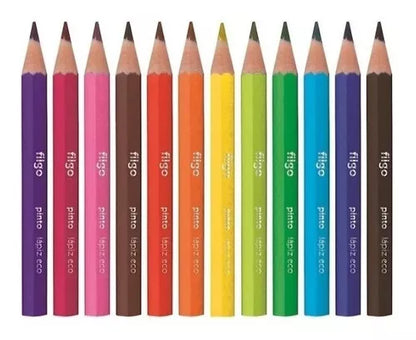 Lapices de Colores Pinto Largos x12 Filgo